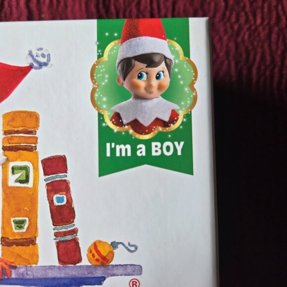 Elf on the Shelf Boy Doll and Book for a Childs Christmas Memories (NWT) - Picture 2 of 6